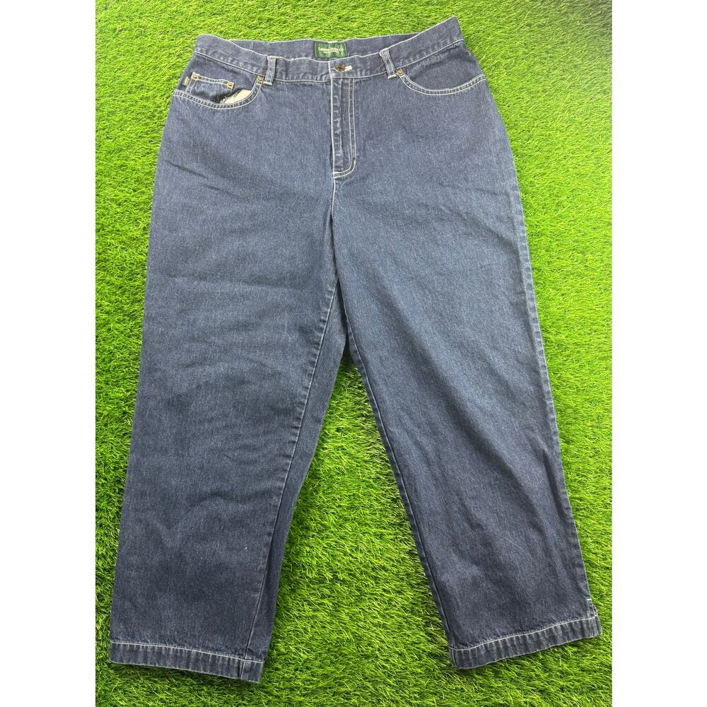 Lauren Jeans Co by Ralph Lauren Women’s Jeans Size 16W Dark Wash Straight Leg